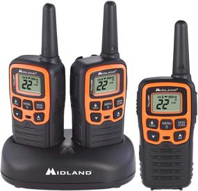 img 4 attached to 📻 Midland X-TALKER T51VP3: Extended Range FRS Two-Way Radio with NOAA Weather Alert - 3 Pack (Black/Orange)