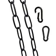🔗 cufeal 6ft black metal loop chain for hanging lighting fixtures logo