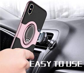 img 1 attached to 📱 eSamcore Magnetic Phone Car Mount Holder with Powerful Adhesive for Dashboard - Fits All iPhone Samsung Galaxy Smartphones [2 Pack]