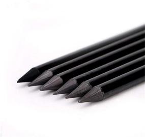 img 2 attached to ✏️ Versatile Ysarvest Art Pencil Woodless Sketch Charcoal Pencils Set: Soft, Medium, Hard (3pcs)