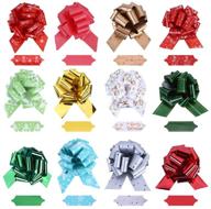 zesnice 12 pack christmas pull bows - festive gift wrapping ribbon for presents logo
