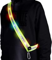 oliker led night running gear: enhance your safety with high visibility led flashing sash for outdoor running, cycling, hiking, jogging. perfect rechargeable illuminating gear for men and women! логотип