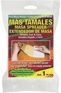 tamales masa spreader, 2 pack – white, red, black, or green variants for perfect spreading! logo