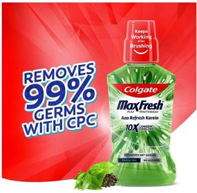 img 1 attached to 🍵 Colgate Plax Fresh Tea Mouthwash - 500 ml: A Refreshing Oral Care Solution