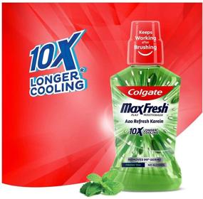 img 2 attached to 🍵 Colgate Plax Fresh Tea Mouthwash - 500 ml: A Refreshing Oral Care Solution