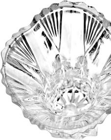 img 1 attached to 🌸 Slymeay YISHENGRONG Phoenix Tail Crystal Glass Flower Vase - Large Size for Home Decor, Weddings, and Gifts - 10" H x 5" W - with Color Box