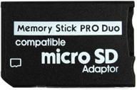 versatile memory stick pro duo adapter for sony psp, camera, handycam & more! logo