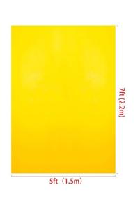 img 3 attached to 📸 Pure Yellow Backdrop for Photography - Kate 5x7ft Solid Photo Background Prop ideal for Portrait Studio and Photographers