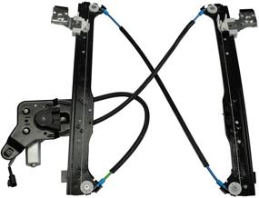 img 3 attached to 🚗 LOSTAR Rear Left Side Window Regulator with Motor for 2000-2007 Cadillac Escalade, Chevy Silverado, Suburban, GMC Yukon XL - Part Numbers: 15077722, 15135970, 741-578