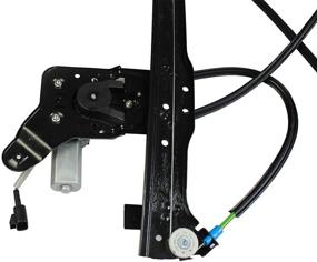 img 2 attached to 🚗 LOSTAR Rear Left Side Window Regulator with Motor for 2000-2007 Cadillac Escalade, Chevy Silverado, Suburban, GMC Yukon XL - Part Numbers: 15077722, 15135970, 741-578