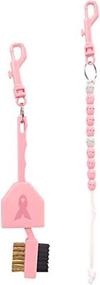 img 1 attached to JP LANN GOLF Ribbon Breast Cancer Awareness Accessory: Pink Brush & Bead Counter