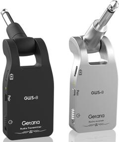 img 4 attached to 🎸 Getaria Wireless Guitar System 2.4G: Rechargeable Transmitter & Receiver for Electric Guitar/Bass