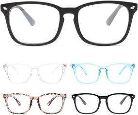 img 4 attached to 👓 CHEERS 5Pack Blue Light Blocking Glasses | Computer Readers for Women Men | Anti Glare Eyeglasses (Mix Color, 2.0)