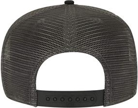 img 3 attached to OTTO Square Visor Trucker Snapback Sports & Fitness in Team Sports