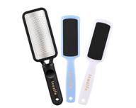 🦶 3pcs foot scrubber foot file callus remover foot rasp kit for professional pedicure - icozife tools for wet and dry feet logo