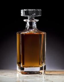 img 2 attached to 🍾 Lefonte Liquor Decanter for Whiskey, Scotch, Bourbon, Vodka, or Wine - 750ml