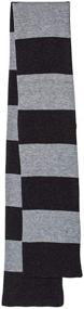 img 2 attached to 🧣 Women's Accessories: Sportsman Heather Rugby Striped Scarf