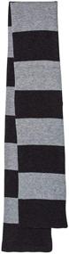 img 3 attached to 🧣 Women's Accessories: Sportsman Heather Rugby Striped Scarf