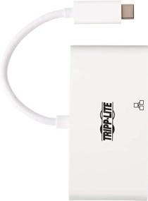 img 1 attached to 🔌 Tripp Lite USB C к HDMI Мультипорт Видео Адаптер Конвертер 4K с USB-A Хабом, USB-C PD Портом для Зарядки, Портом Gigabit Ethernet, Thunderbolt 3 Совместимым, USB Type-C, USB Type-C (U444-06N-H4GU-C) Белого цвета