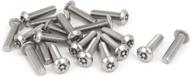 uxcell m5x20mm stainless button security logo