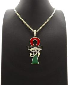 img 1 attached to GWOOD Horus Pendant Cuban Necklace