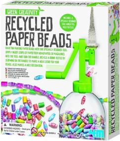 img 4 attached to 🌱 Recycled Paper Beads Kit - 4M Eco-friendly Crafting Supplies