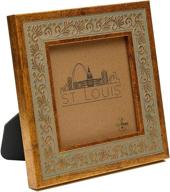 ecohome antique gold 4x4 picture frame - elegant desktop mount for instagram prints логотип