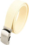 cotton military belt in khaki - essential men's accessory for versatile style and durability logo