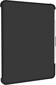 img 1 attached to 📱 UAG iPad Pro 12.9-inch (3rd Gen, 2018) Scout Feather-Light Rugged Case [Black] with Apple Pencil Holder - Military Drop Tested