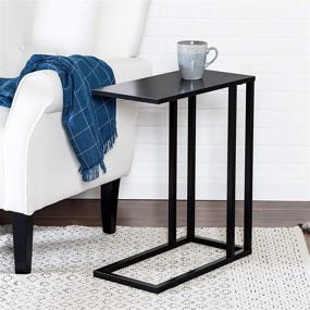 img 3 attached to 🏮 Honey-Can-Do C End Table TBL-08725 Black: Sleek and Stylish Accent for Your Living Space