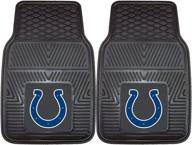 🏈 nfl indianapolis colts виниловый автомобильный коврик heavy duty от fanmats: максимальная защита для интерьера вашего автомобиля логотип