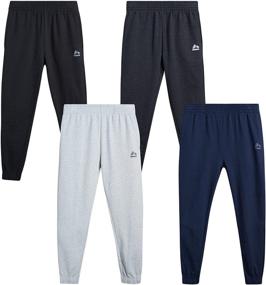 img 4 attached to RBX Boys Sweatpants Heather Charcoal