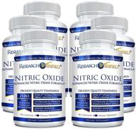 💪 muscle building nitric oxide booster - research verified nitric oxide - 6-month supply with l-arginine and l-citrulline logo