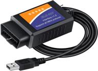 🔧 forscan elm327 obd2 usb adapter: powerful diagnostic coding tool for ford, lincoln, mazda, and mercury vehicles logo