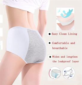 img 1 attached to Demifill Menstrual Protective Underwear Postpartum Women's Clothing and Lingerie, Sleep & Lounge