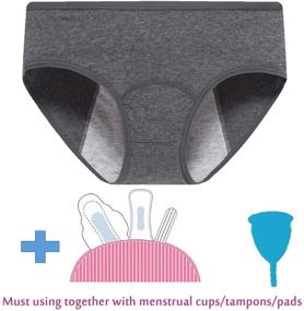 img 3 attached to Demifill Menstrual Protective Underwear Postpartum Women's Clothing and Lingerie, Sleep & Lounge