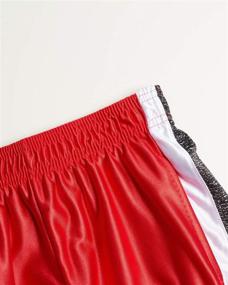 img 2 attached to Optimized Performance Basketball Shorts for Active Boys - 4 Pack