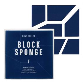 img 4 attached to 🧽 PONY EFFECT Block Sponge Foundation Blender: A Versatile K-Beauty Makeup Sponge for Precise and Flawless Coverage