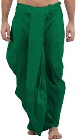 img 4 attached to 🧔 Exquisite Plain Dhoti Men's Loungewear by Exotic India