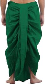 img 1 attached to 🧔 Exquisite Plain Dhoti Men's Loungewear by Exotic India