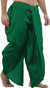 img 3 attached to 🧔 Exquisite Plain Dhoti Men's Loungewear by Exotic India