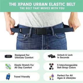 img 2 attached to 👗 XPand No Show Magnetic Women's Belts - Urban Belt Accessories