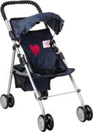 🏻 discover the perfect first doll stroller: denim baby delight! logo
