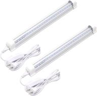 🔦 t8 v-shape integrated single fixture, 1ft led tube light - high lumen 6000k white - utility shop light set with built-in on/off switch, pack of 2 логотип