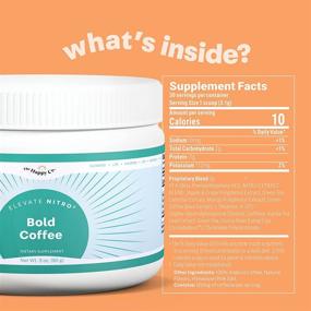 img 3 attached to ☕ Эливасити - Элеват Нитро nootropic умный кофе: колумбийская арабика с антиоксидантами - увеличение энергии и выносливости - 3.1 унции порошковой смеси, 30 порций