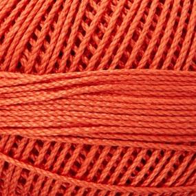 img 1 attached to 🧶 Lizbeth Cordonnet Cotton: Coral Orange Medium - A Handy Hands Essential