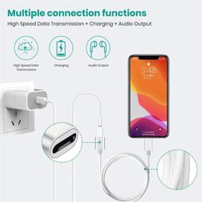 img 3 attached to 🔌 MeloAudio 3.3FT TPE Extension Cord Cable: Efficient iOS Device Charging, Syncing, Video & Audio Compatible