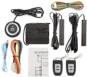 img 4 attached to 🚗 Partol PKE Car Alarm System: Smart Keyless Entry & Engine Start Security Kit for 12V Cars