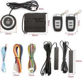 img 3 attached to 🚗 Partol PKE Car Alarm System: Smart Keyless Entry & Engine Start Security Kit for 12V Cars