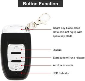 img 2 attached to 🚗 Partol PKE Car Alarm System: Smart Keyless Entry & Engine Start Security Kit for 12V Cars